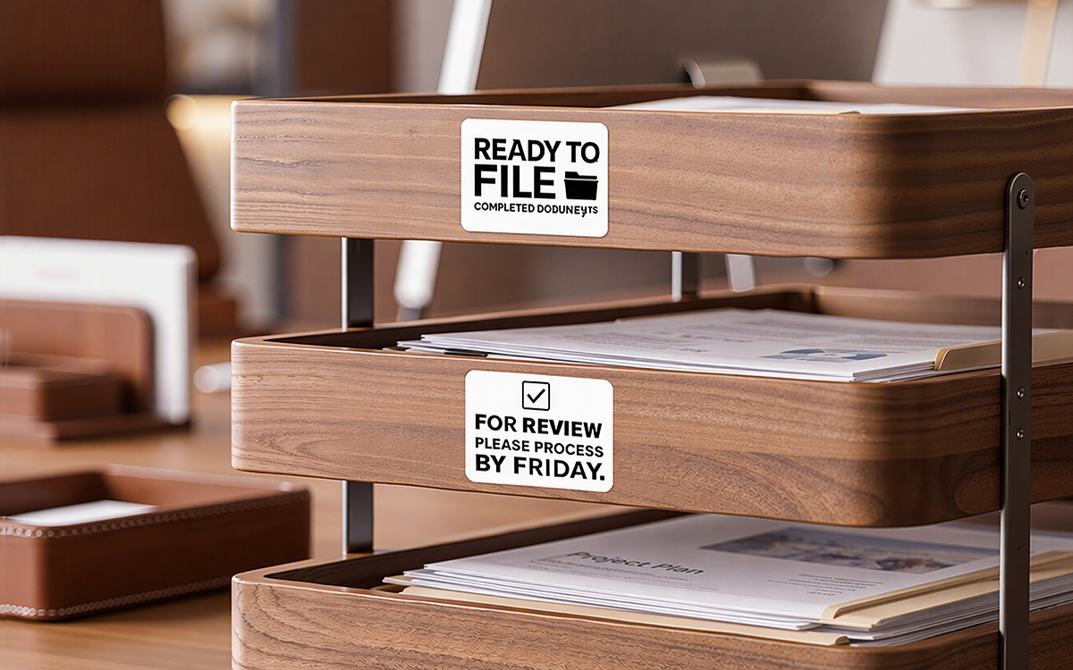 Mail & Document Trays scene