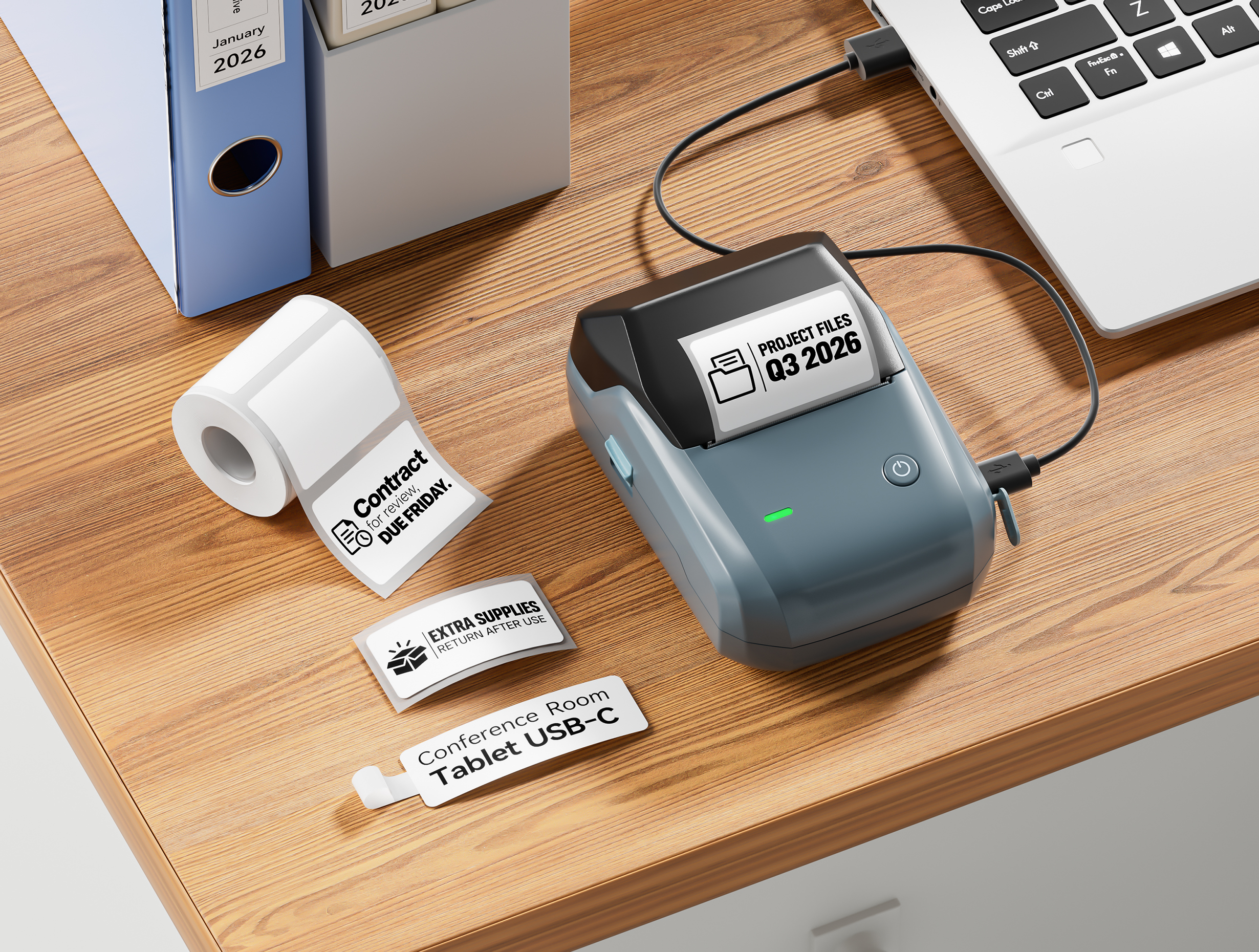 NIIMBOT B1 Thermal Label Maker | Small Business, Food, Office, Clothing & Transparent Labels product image