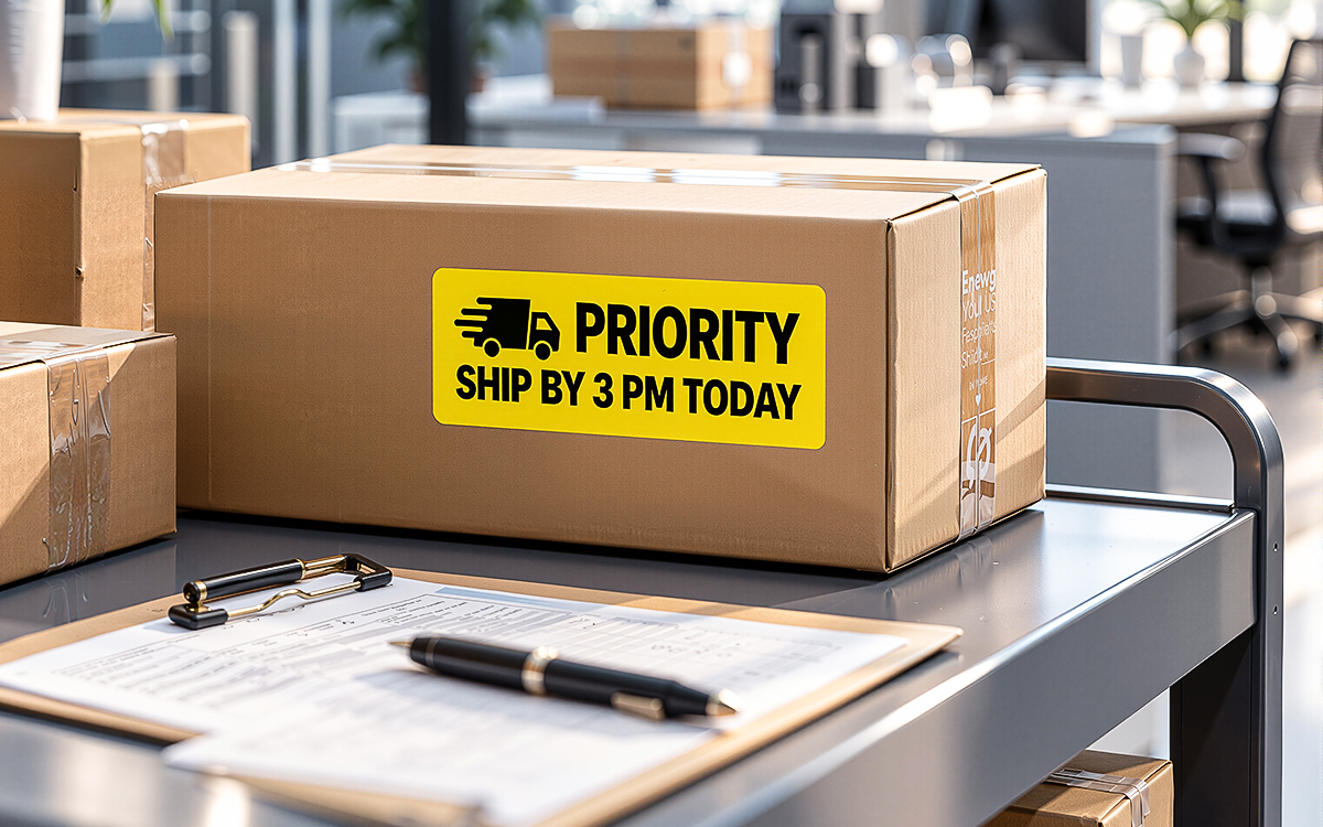 Shipping & Receiving scene