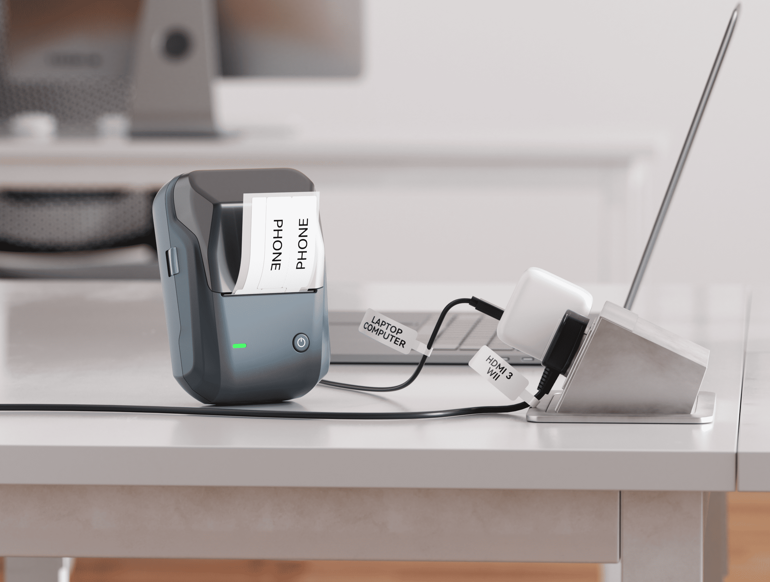 NIIMBOT B1 Thermal Cable Label Printer for Cable Management, Switch,Asset Label product image