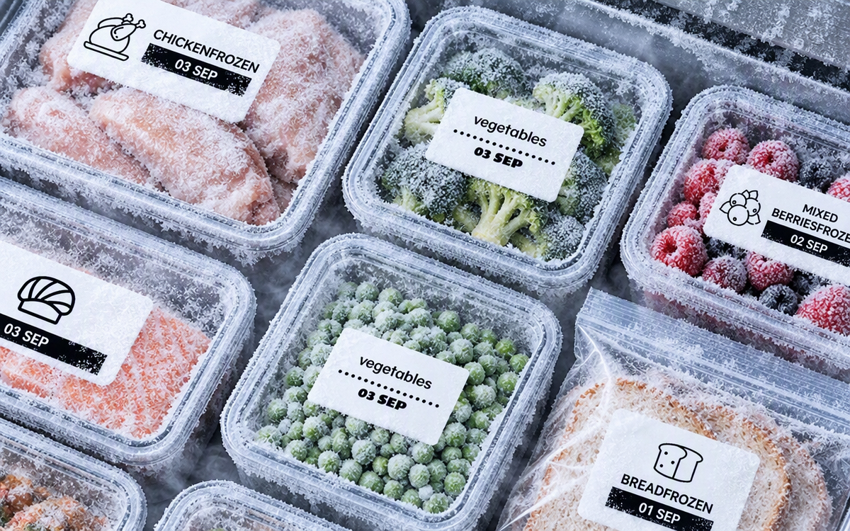Frozen Food Labels scene