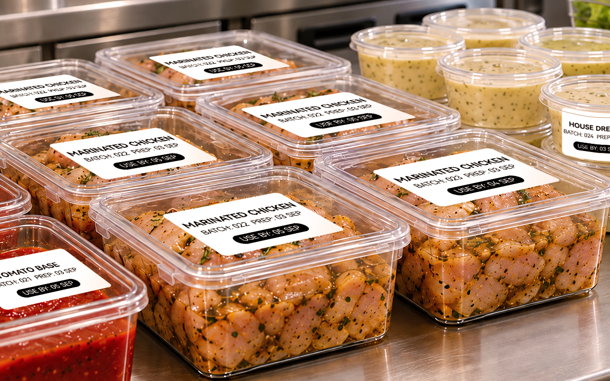 Raw Ingredient Prep Labels scene