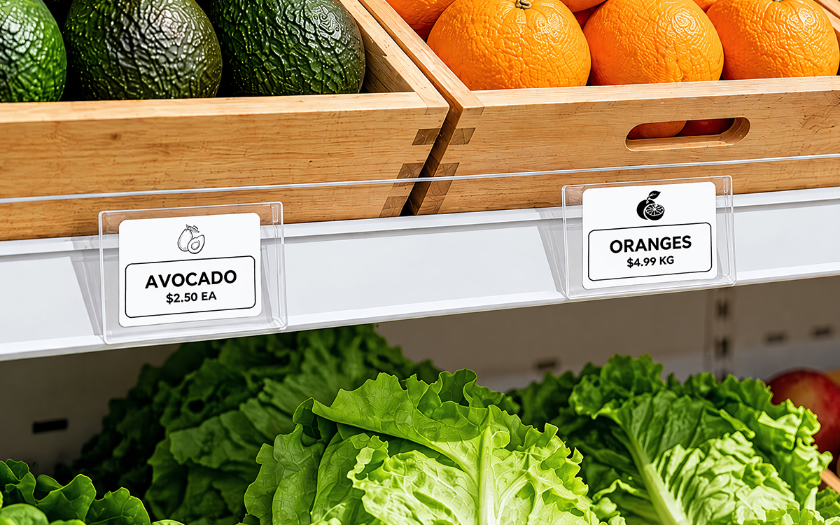 Fresh Produce Price Labels scene