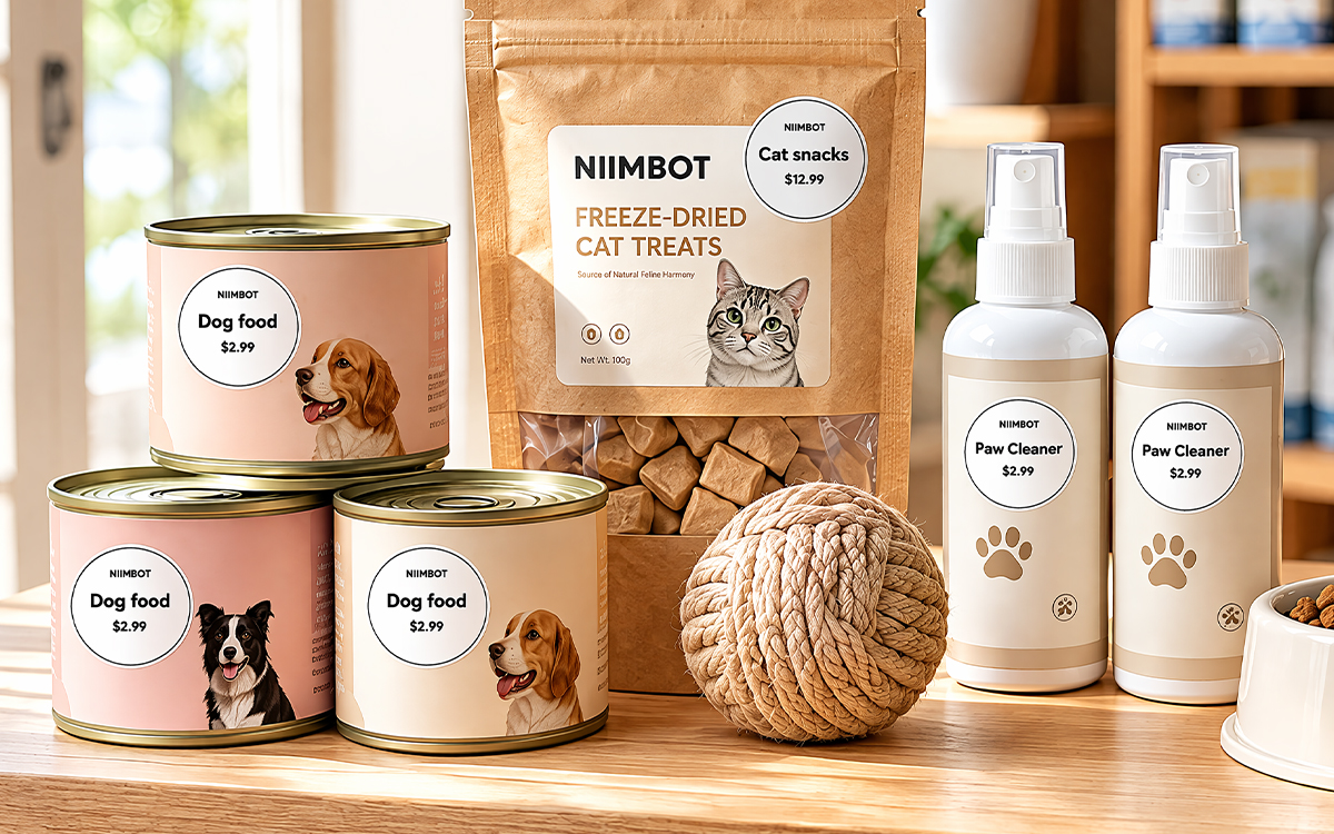 Pet Supplies Price Labels scene
