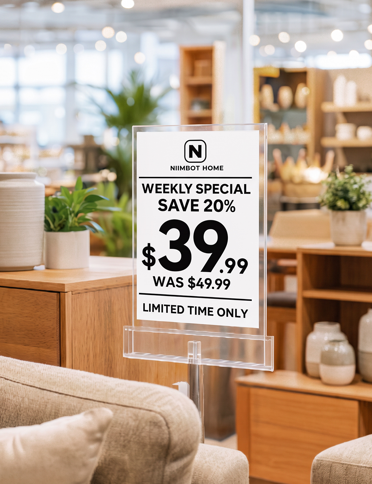 Large Promotional Sale Labels scene