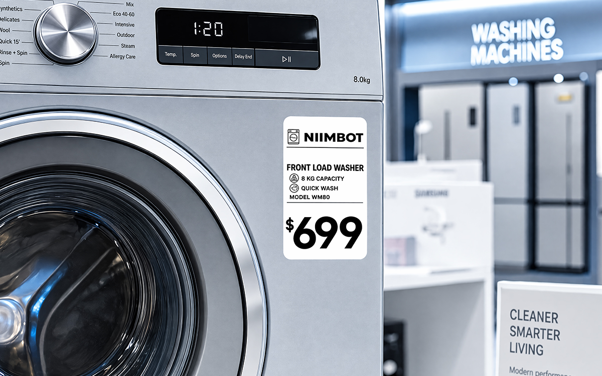 Major Appliance Price Labels scene