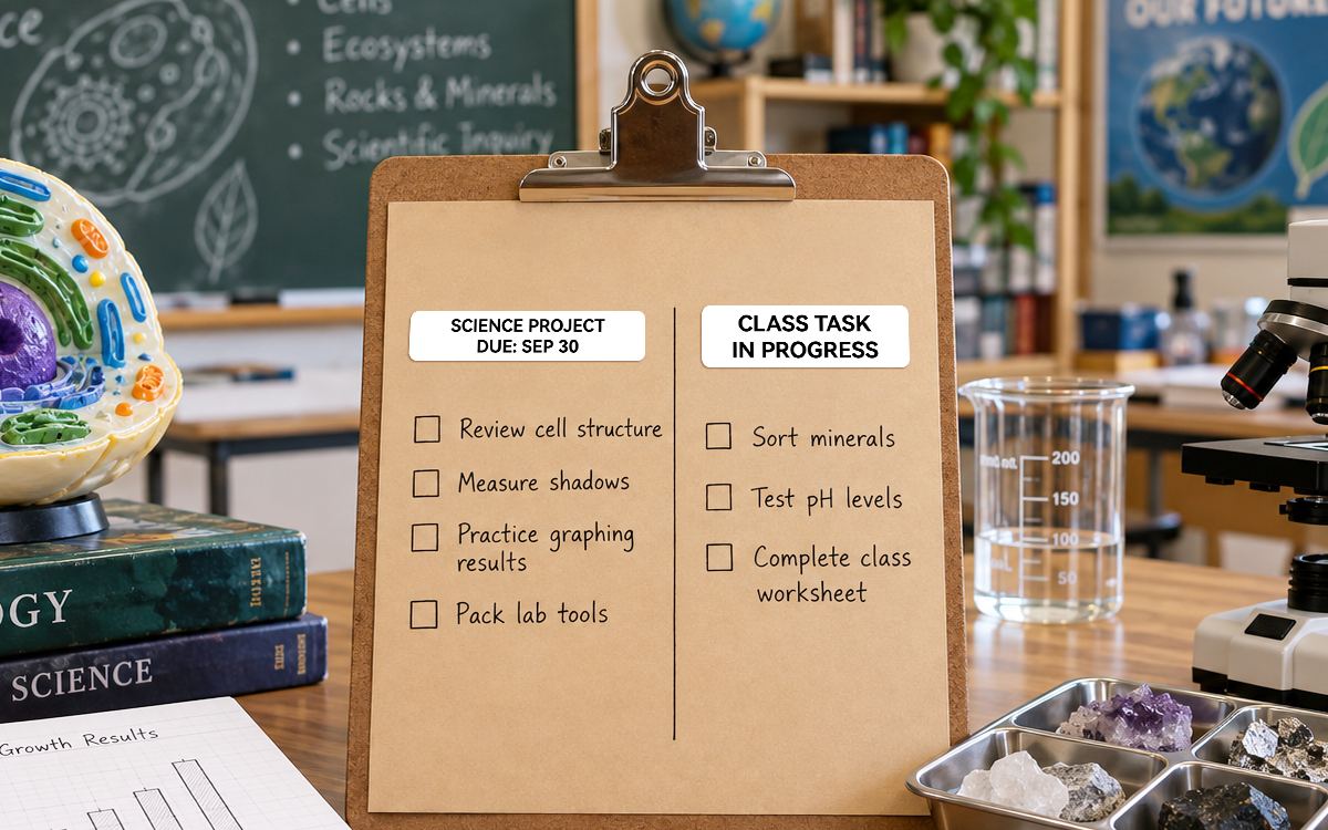 Study & School Labels scene