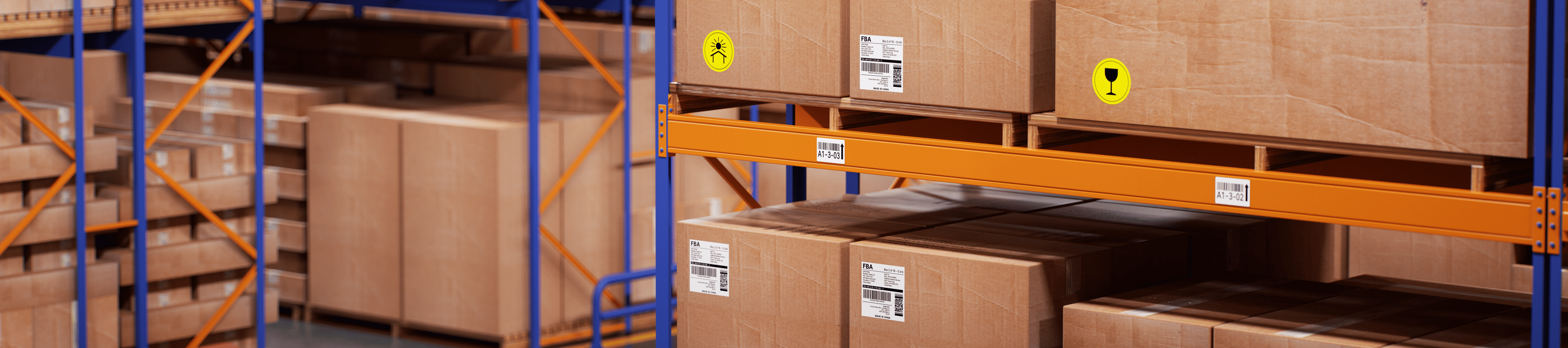 Warehouse & Logistics Labels scene hero