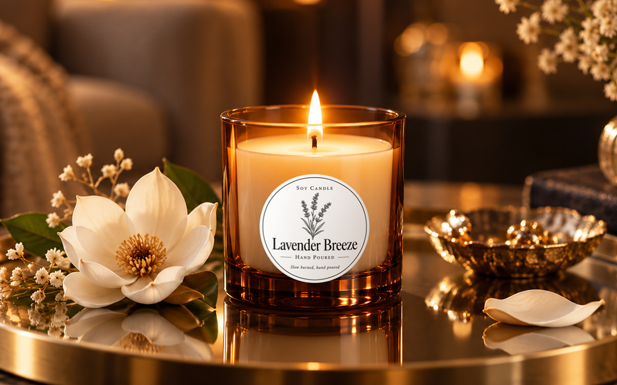 Candle Labels scene