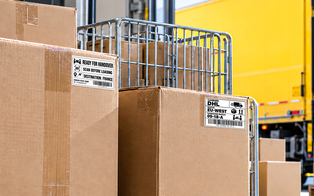 Freight Box Hazard Marking scene