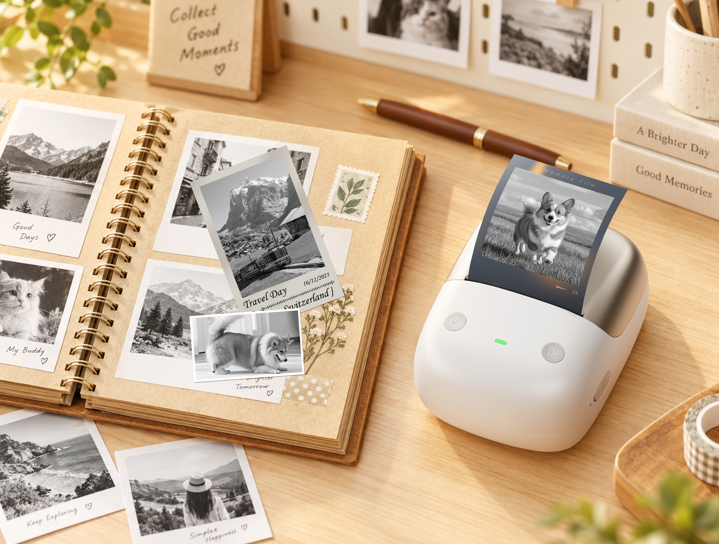 NIIMBOT B2 Pro 300 DPI High Definition, Portable Thermal Label Printer with Fun APP for Photos, Scrapbook, Home, School Organization product image