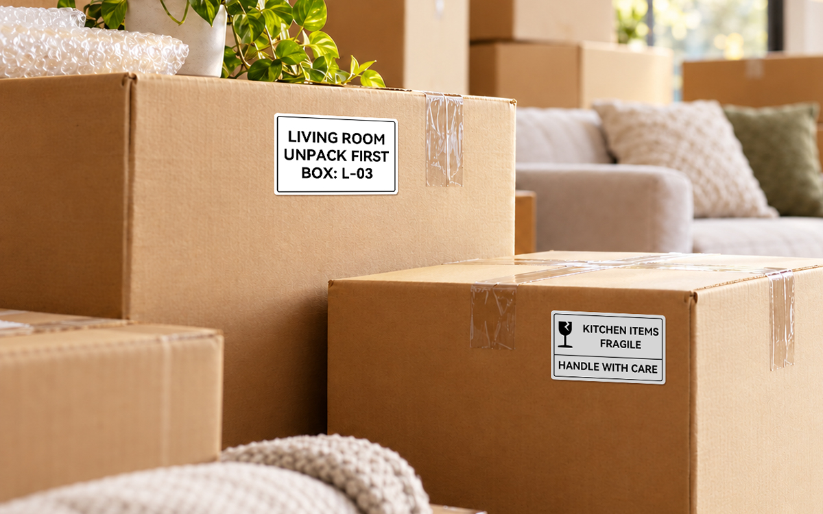 Parcel Warehouse Tag Management scene