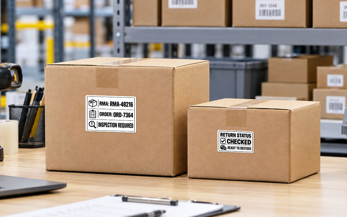 Batch Box Shipping Labels scene