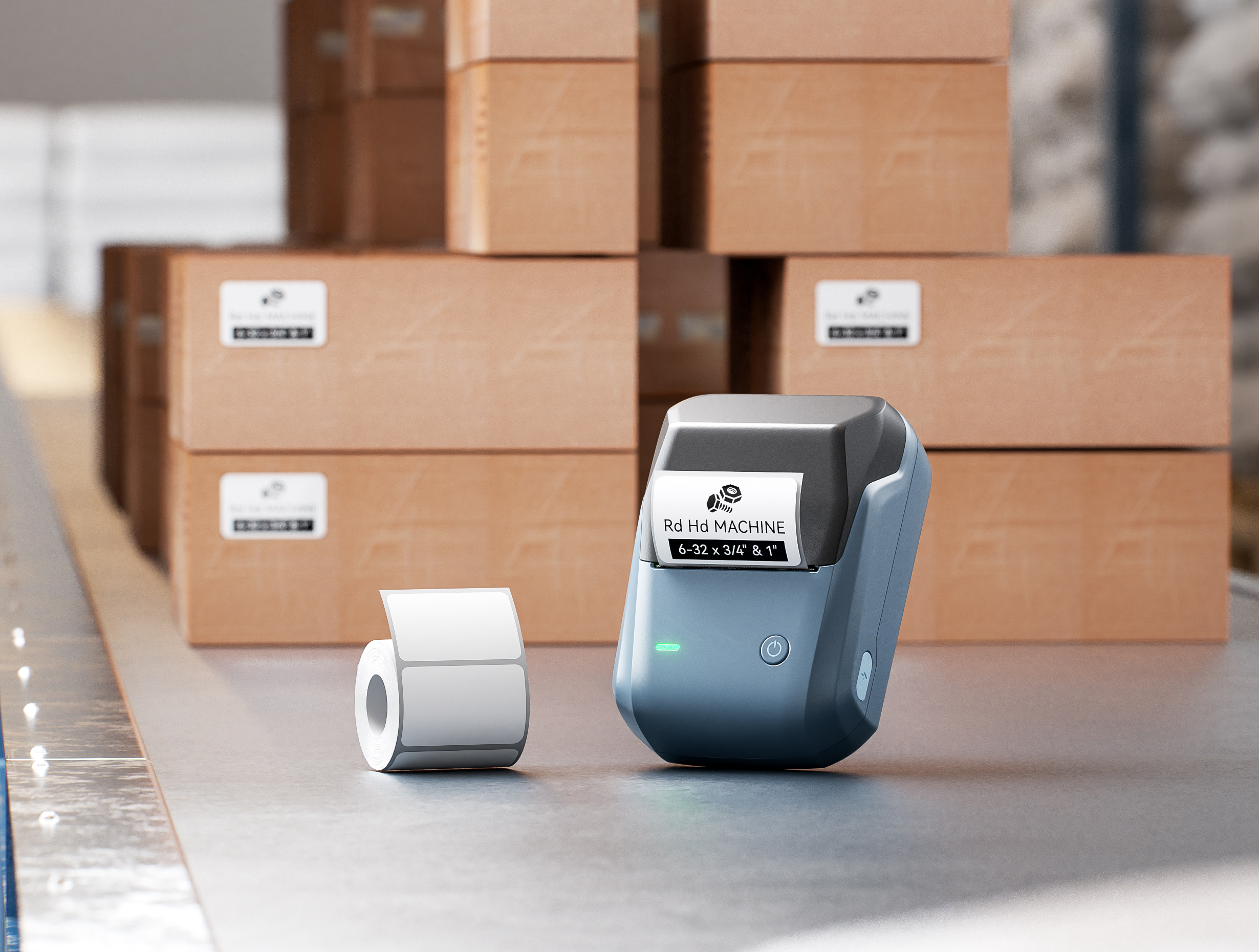 NIIMBOT B1 Thermal Label Maker | Small Business, Food, Office, Clothing & Transparent Labels product image