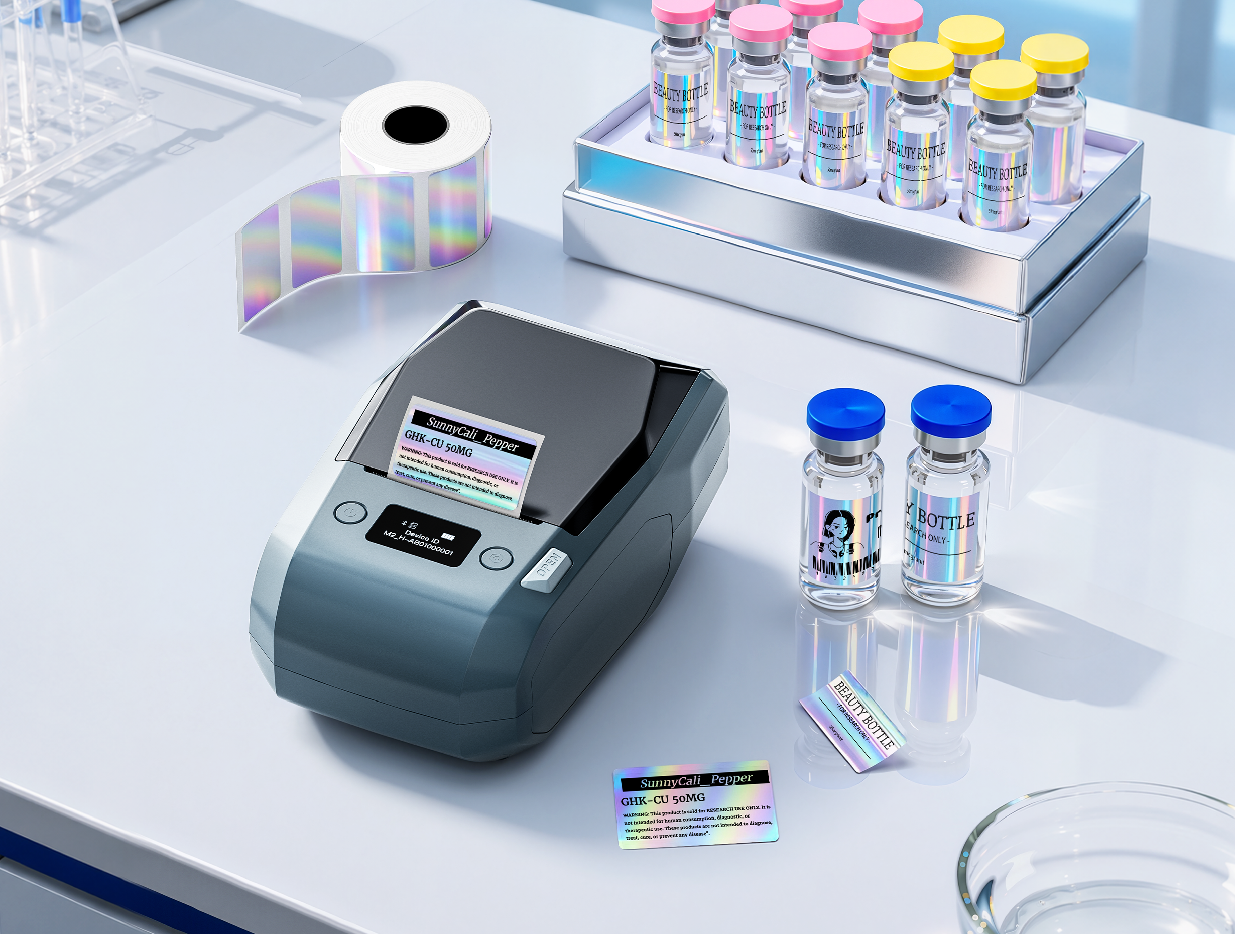NIIMBOT M2 2-Inch Label Maker for Vial Bottle Labels, Lab Storage & Sample Organization product image