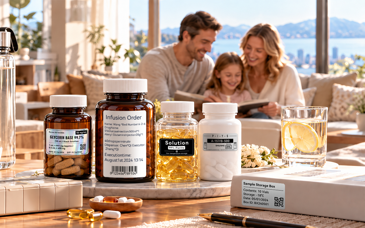 Health-based household reagents scene