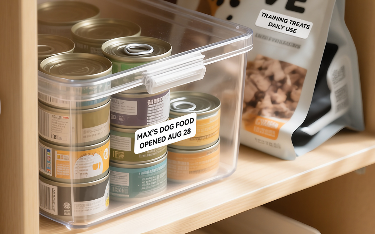 Pet Supplies Labels scene