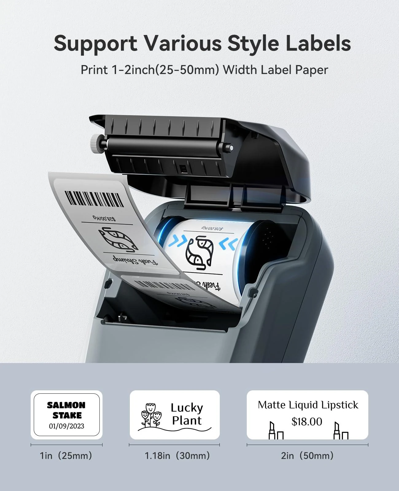 NIIMBOT B1 Thermal Label Maker | Small Business, Food, Office, Clothing & Transparent Labels