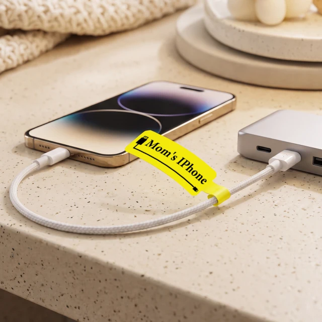 Cable consumable in use
