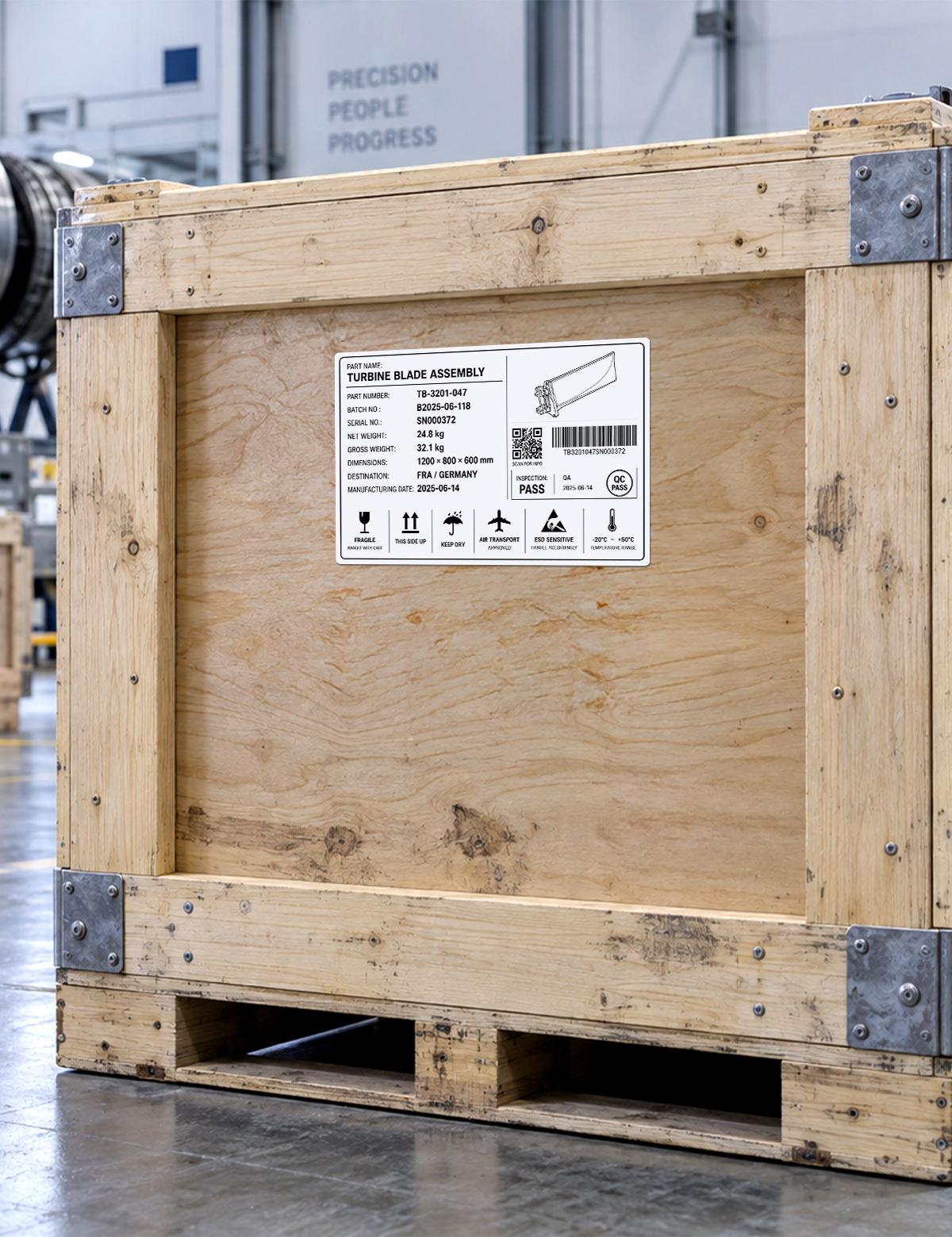 Shipping Crates scene