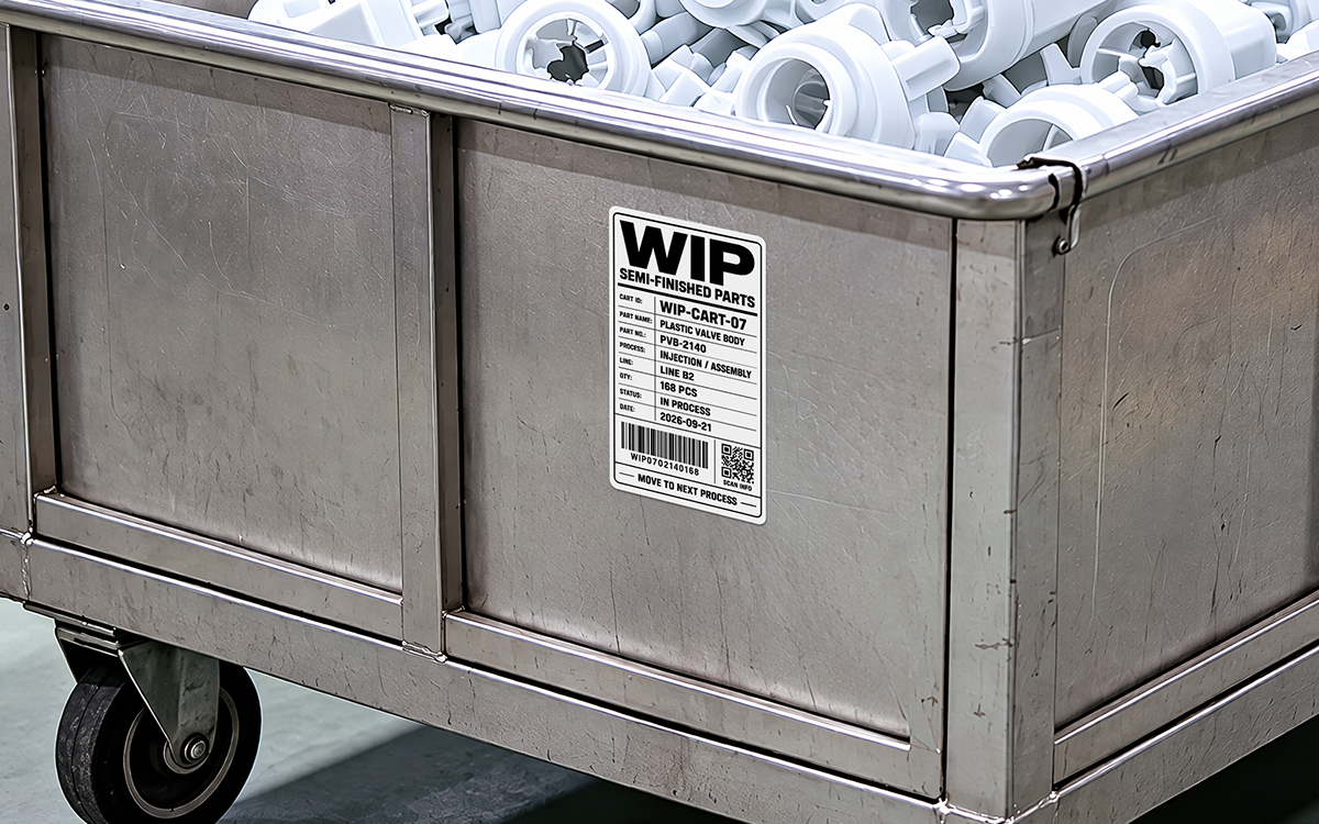 Work-in-Progress Bins scene