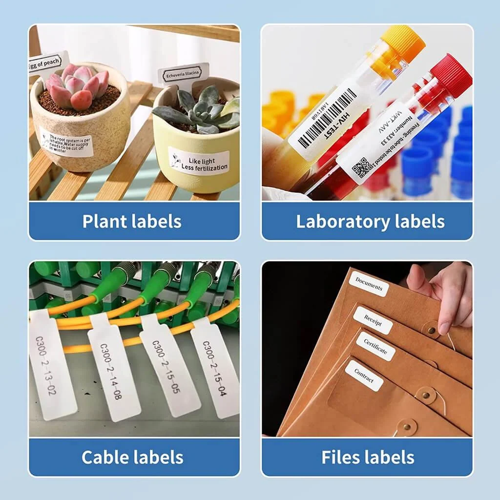 NIIMBOT Pure Label Stickers for N1, Durable PET Material, No Fading
