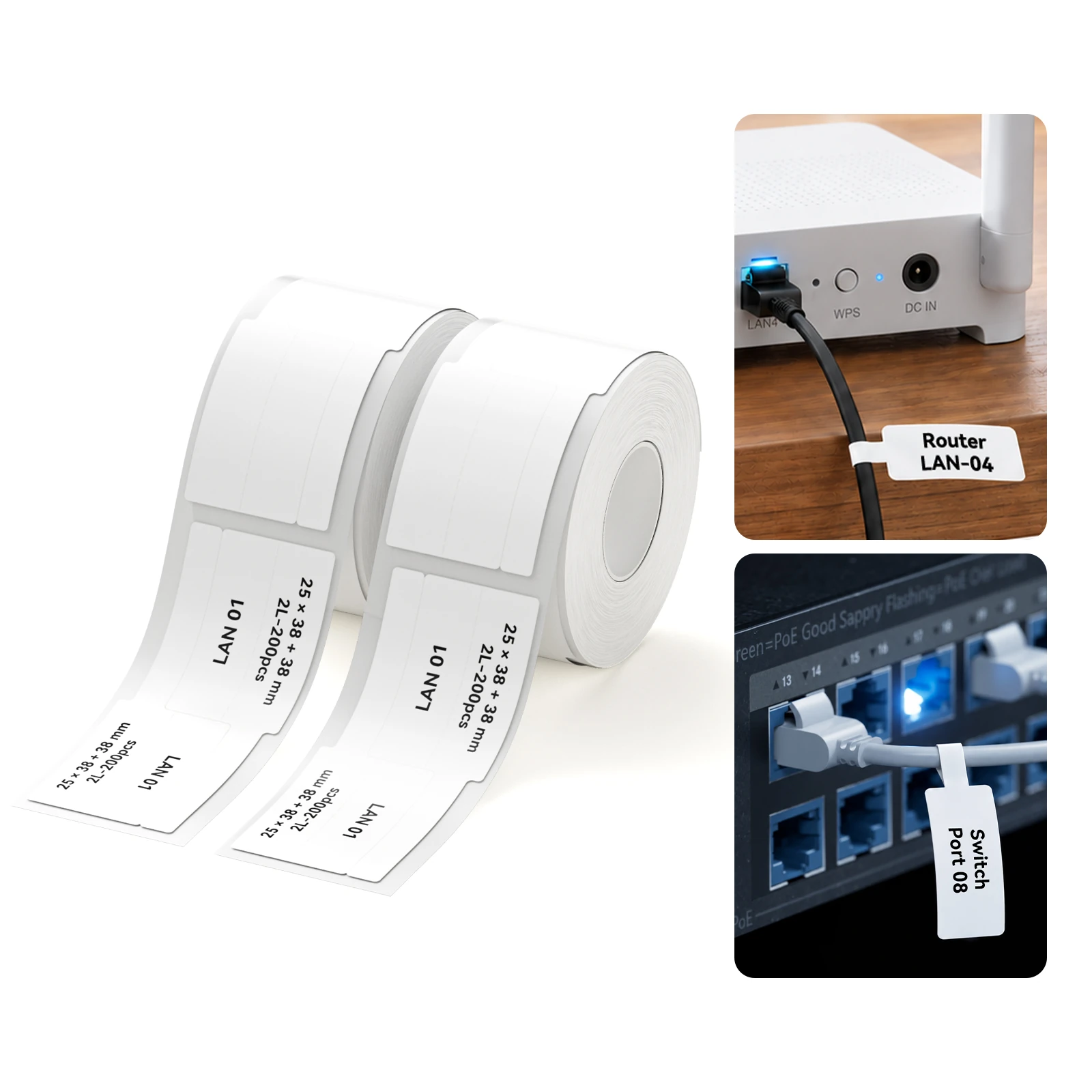 NIIMBOT Cable Labels | B21, B203, B1, B3S, B31, B4