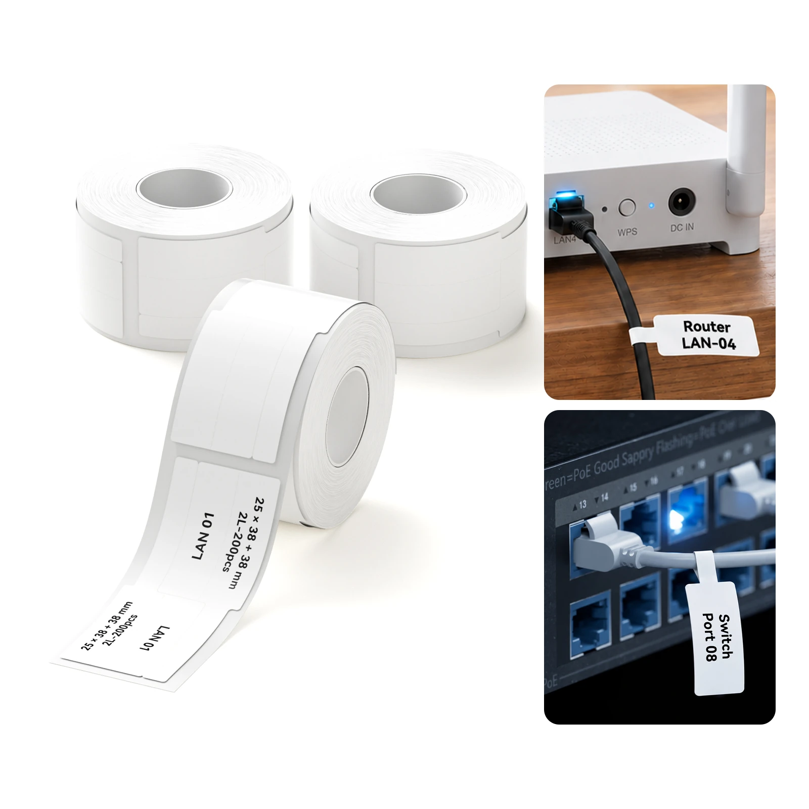 NIIMBOT Cable Labels | B21, B203, B1, B3S, B31, B4