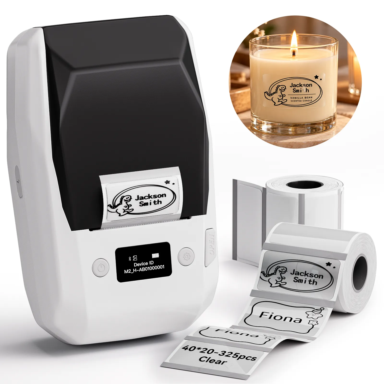 NIIMBOT M2 Thermal Transfer Label Maker, Smart Color Printing with Phones & PC for Office, Lab, Vial Bottle