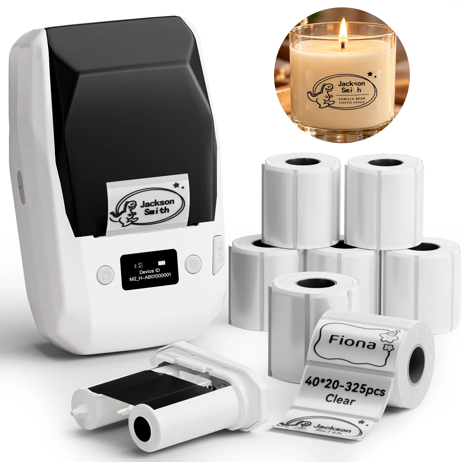 NIIMBOT M2 Thermal Transfer Label Maker, Smart Color Printing with Phones & PC for Office, Lab, Vial Bottle