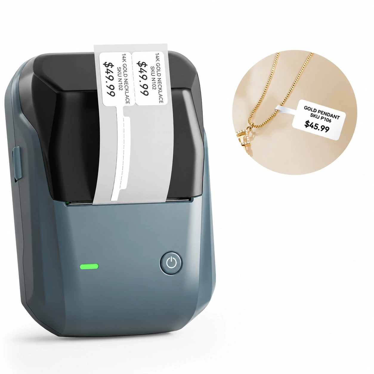 NIIMBOT B1 Thermal Jewelry Label Printer for Jewelry sales