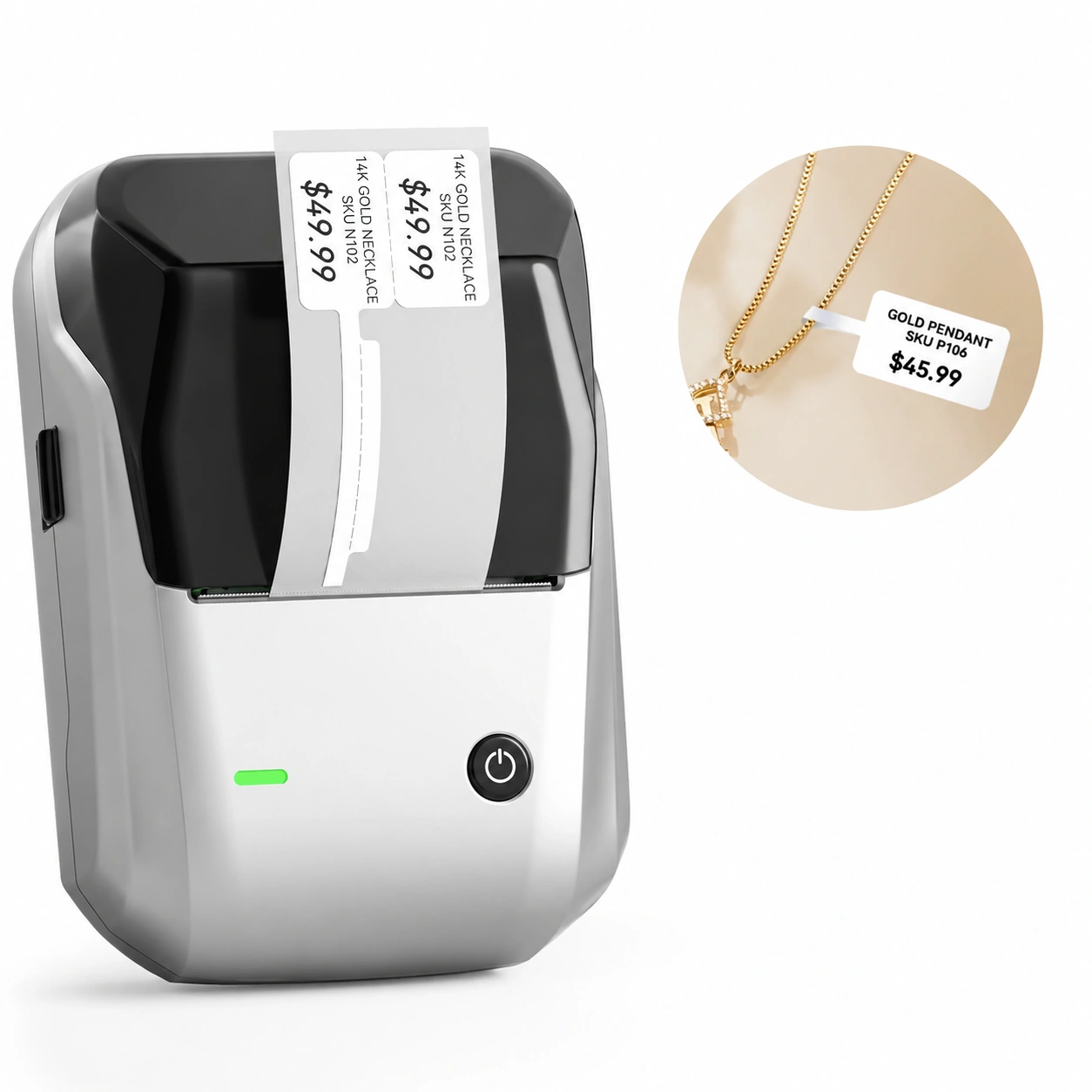 NIIMBOT B1 Thermal Jewelry Label Printer for Jewelry sales