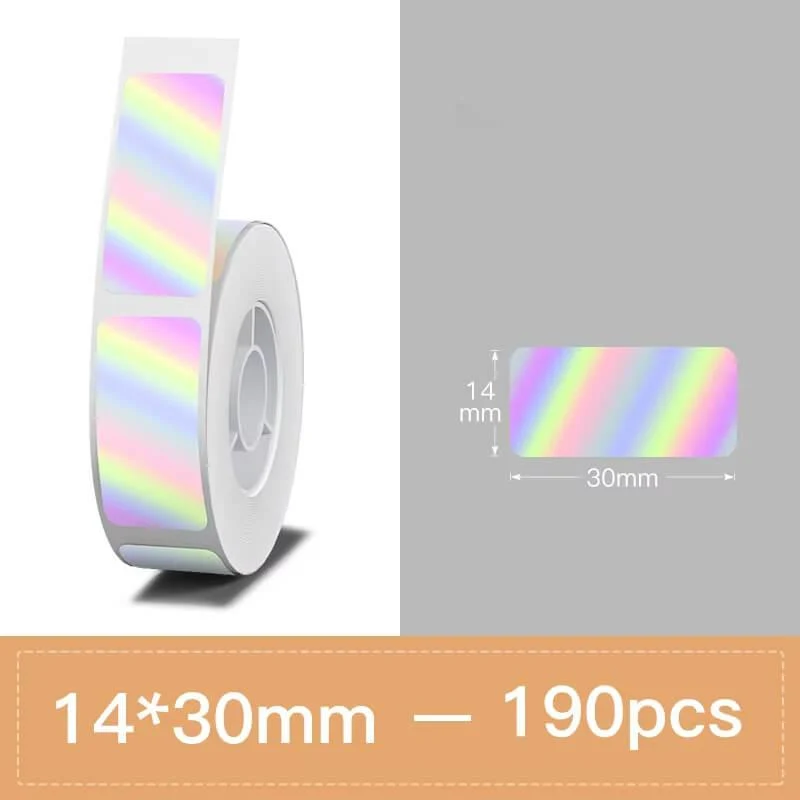 NIIMBOT Colorful Label Stickers for N1, Waterproof and High Temperature Resistance