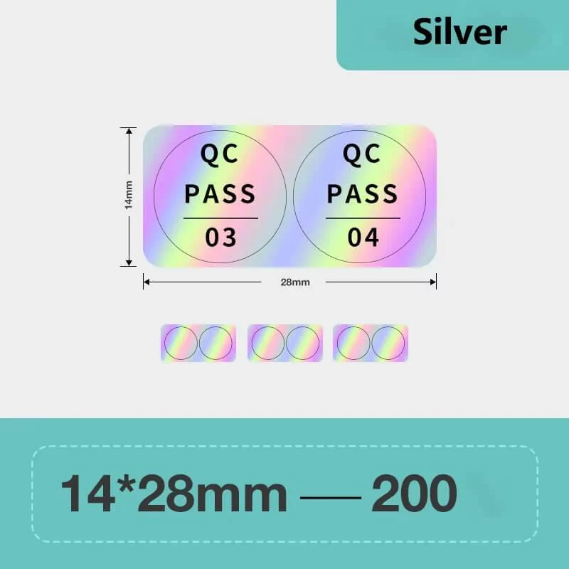 NIIMBOT Colorful Label Stickers for N1, Waterproof and High Temperature Resistance