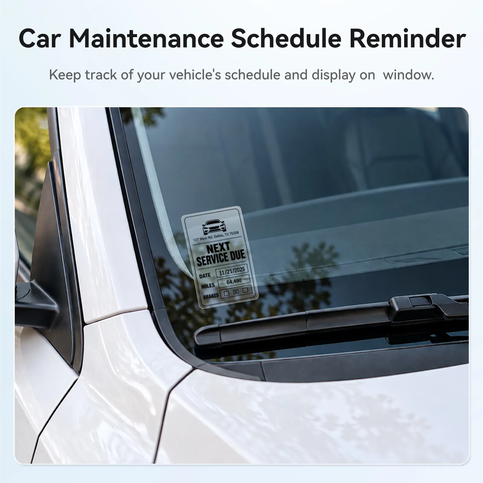 NIIMBOT M2 Thermal Transfer Label Maker, Smart Color Printing with Phones & PC for Vehicle maintenance reminder label
