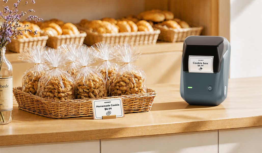 NIIMBOT B1 Thermal Label Maker | Small Business, Food, Office, Clothing & Transparent Labels product image