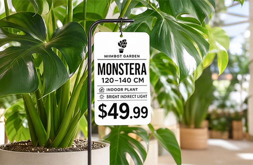 Garden Centre Large Plant Price Labels scene