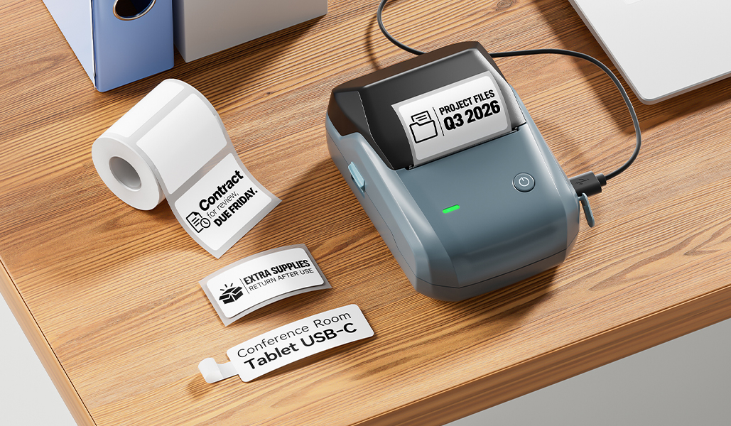 NIIMBOT B1 Thermal Label Maker | Small Business, Food, Office, Clothing & Transparent Labels product image
