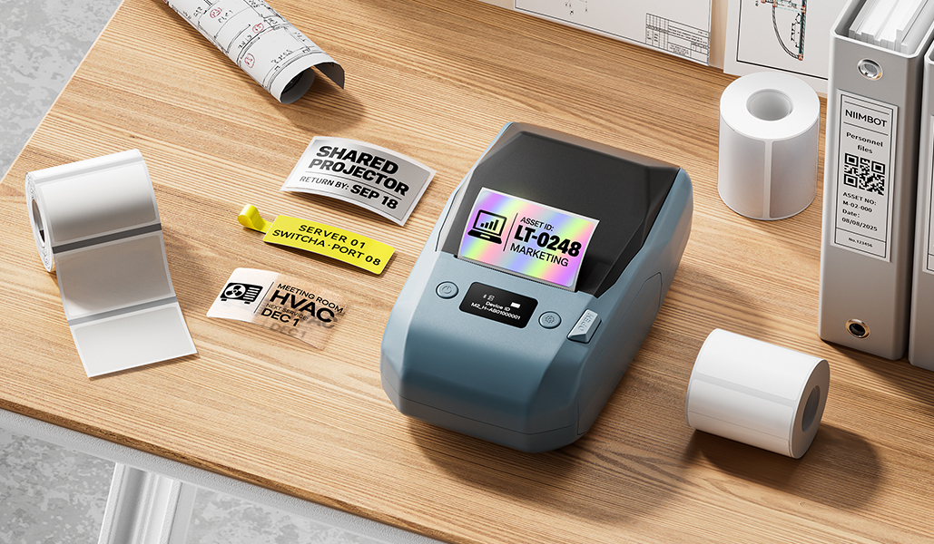 NIIMBOT M2 Thermal Transfer Label Maker, Smart Color Printing with Phones & PC for Office, Lab, Vial Bottle product image
