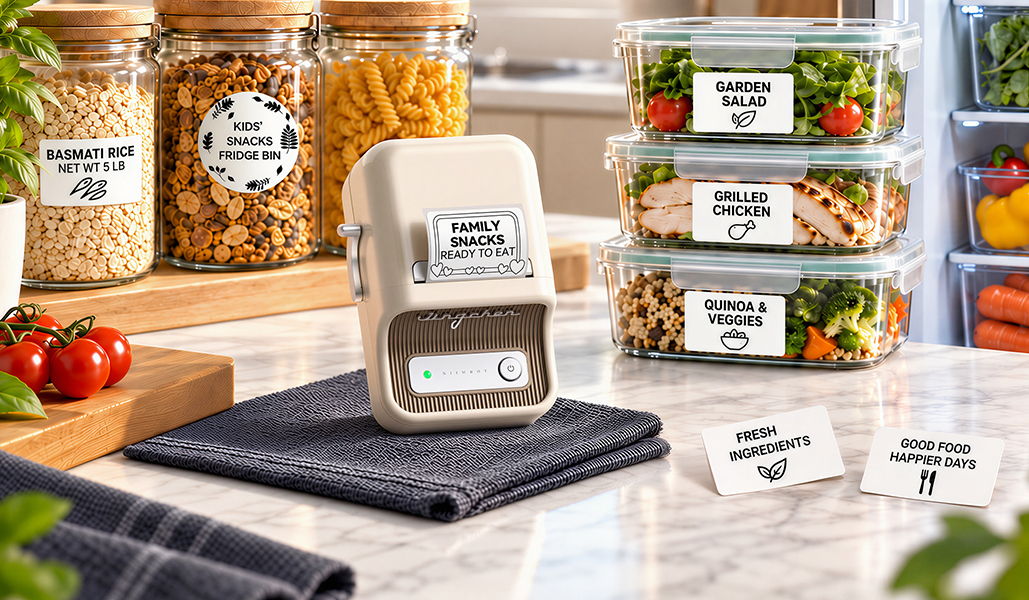 NIIMBOT B21 Bluetooth Thermal Kitchen Storage Labels Printer, Efficient for Home, Support PC&Phone product image