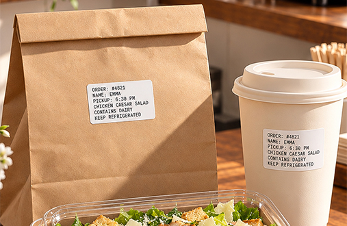 Café Milk Opened & Discard Labels scene