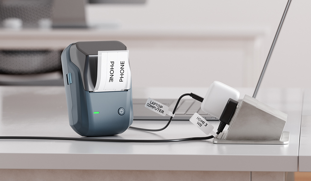 NIIMBOT B1 Thermal Cable Label Printer for Cable Management, Switch,Asset Label product image