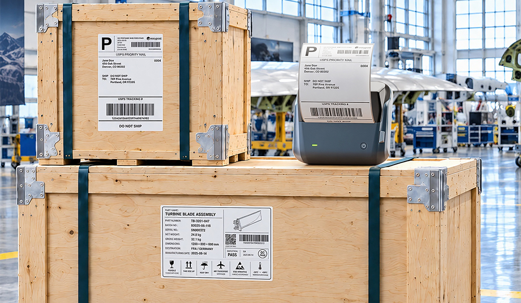 NIIMBOT B4 4-Inch Thermal Label Printer for Large Carton, Box & Warehouse Labels product image
