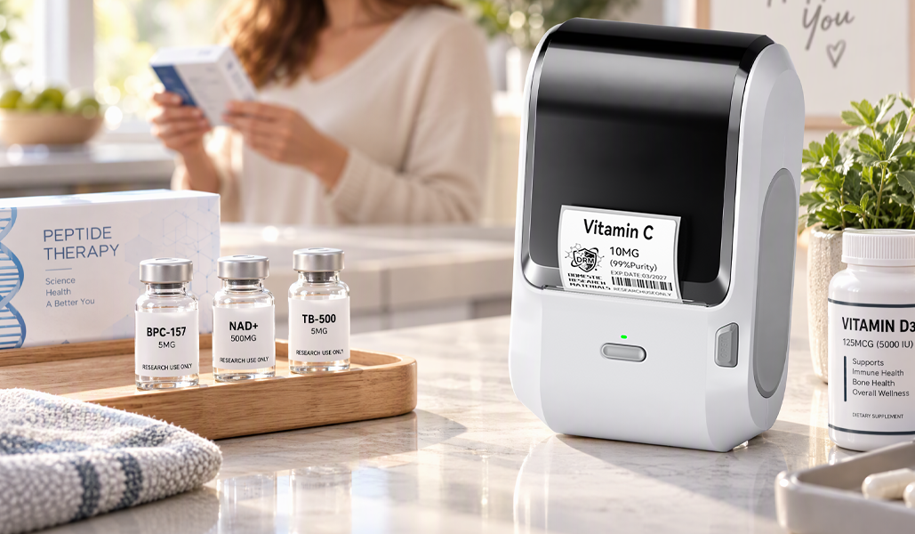 NIIMBOT M3 Inkless Label Maker, Bluetooth Color Thermal Transfer Printer for Shipping product image