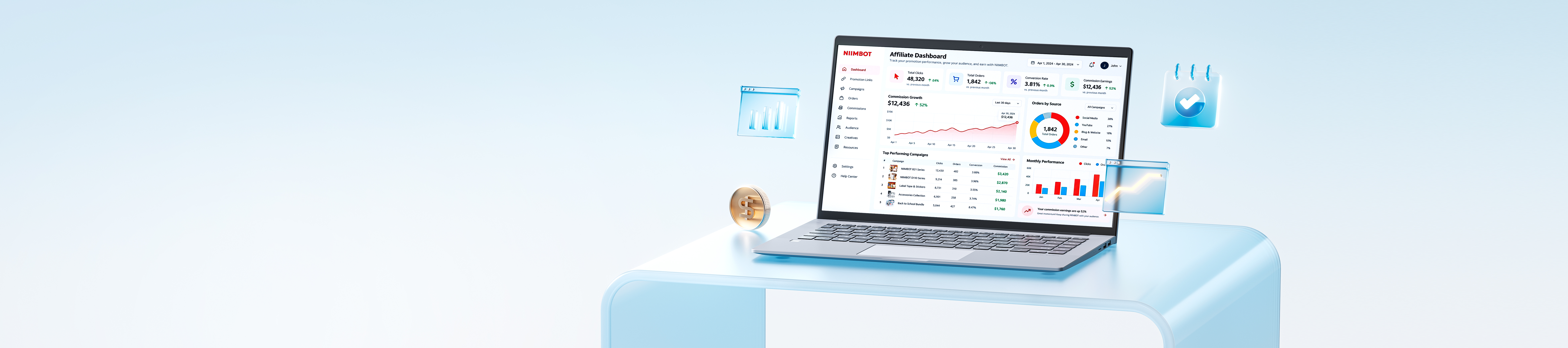 NIIMBOT affiliate program promotion