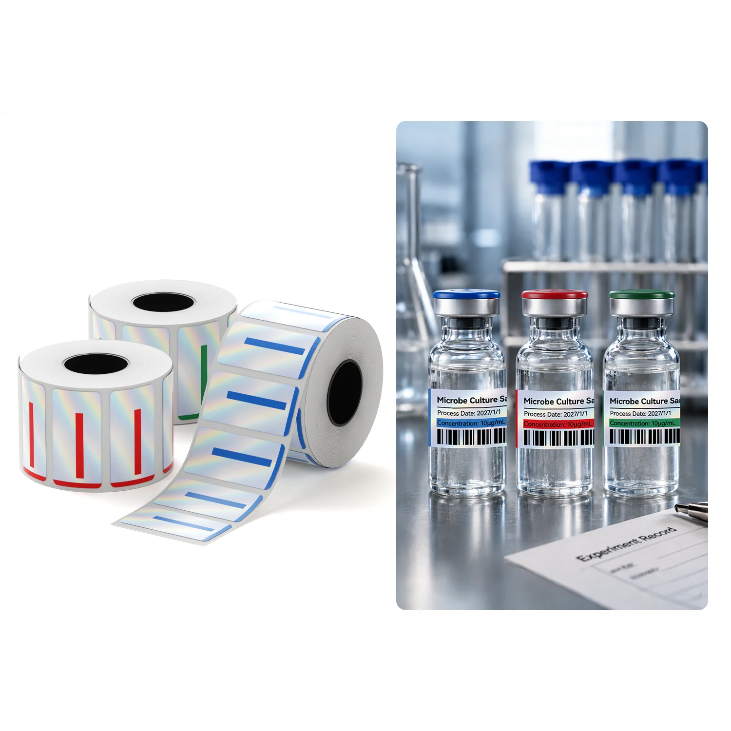 Label Paper for M2/M3, Suitable for Medicine Bottle Labeling