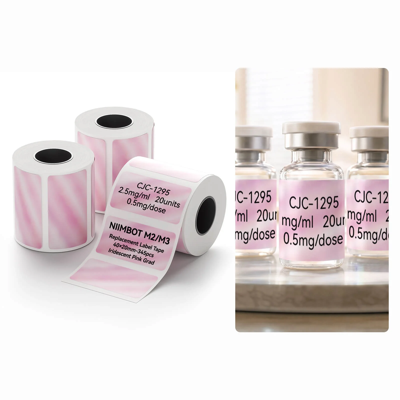 Label Paper for M2/M3, Suitable for Medicine Bottle Labeling