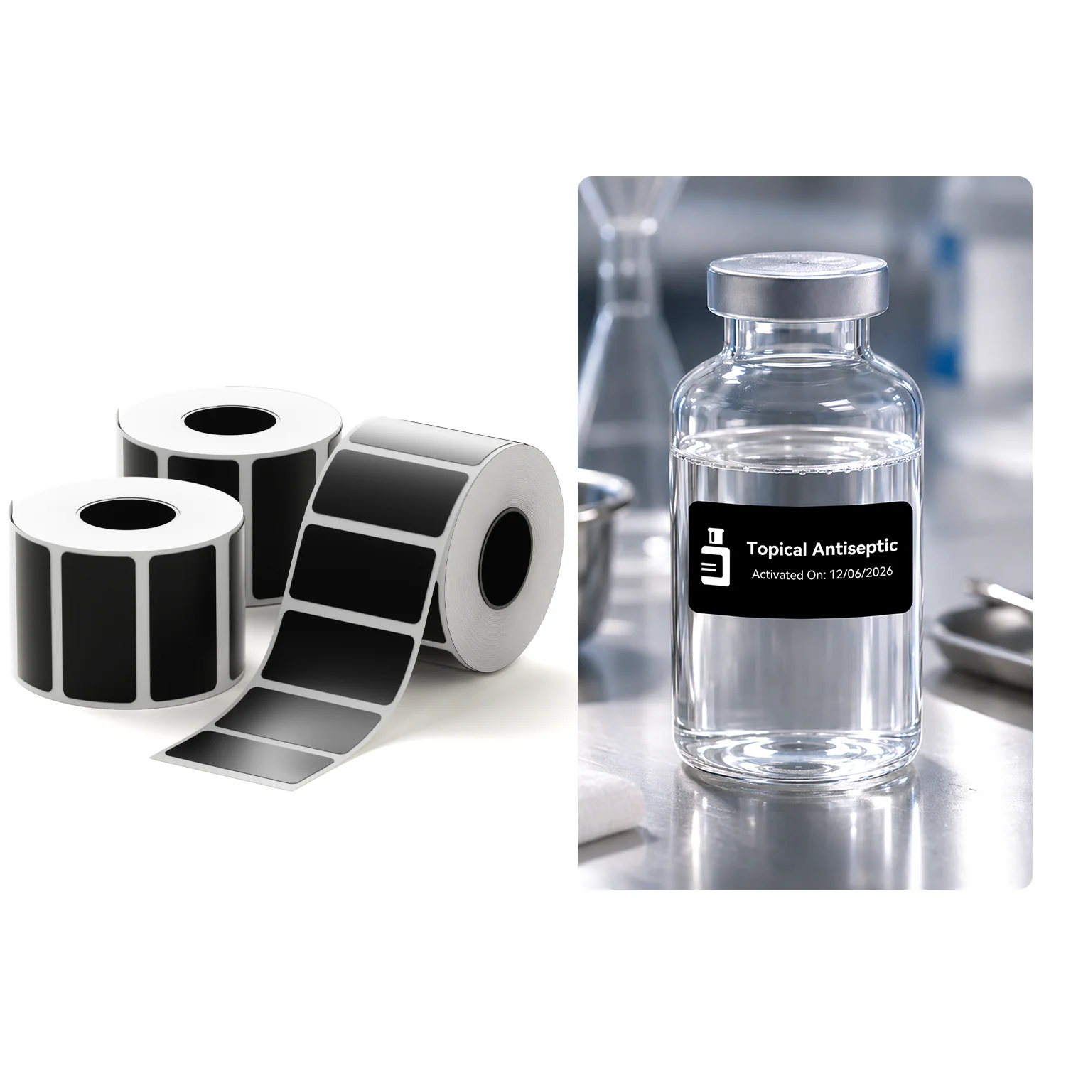 Label Paper for M2/M3, Suitable for Medicine Bottle Labeling
