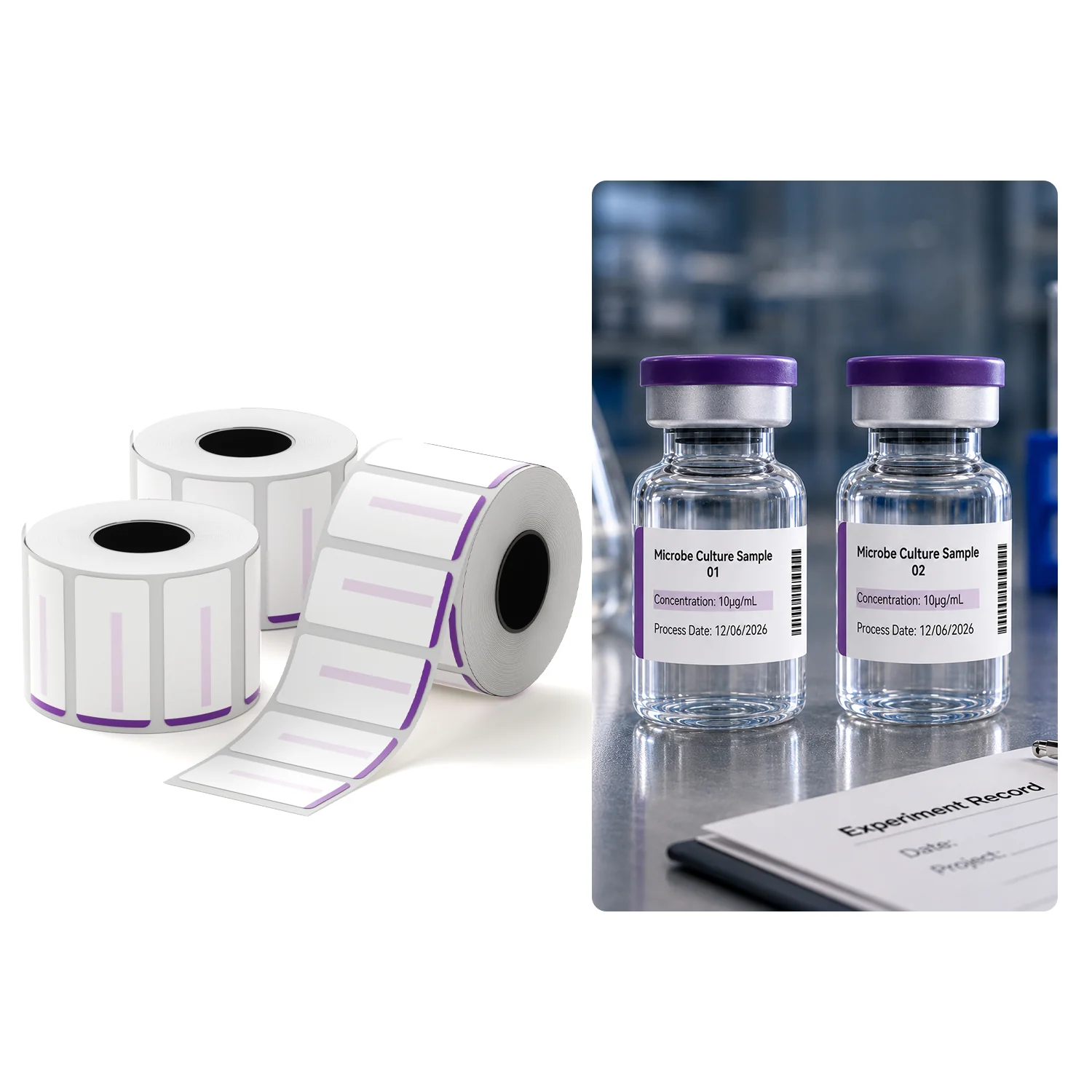 Label Paper for M2/M3, Suitable for Medicine Bottle Labeling
