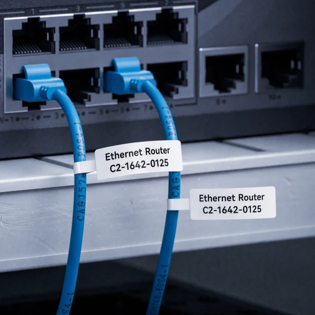 Cable consumable in use